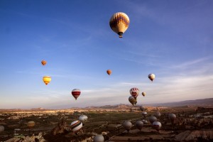Hot air balloon ride in Cappadocia 8