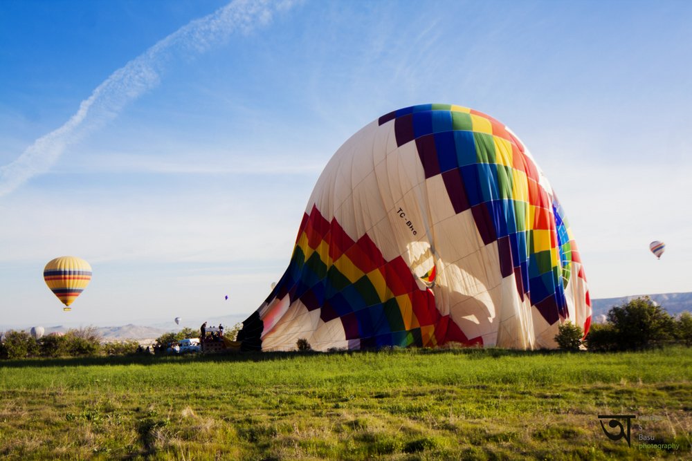 Hot air balloon ride in Cappadocia 11