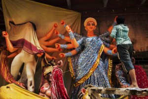 Durga idol- Kolkata Kumortuli 4