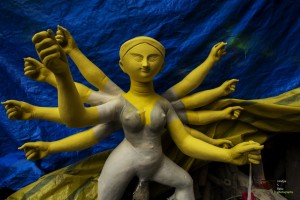 Durga idol - Kolkata Kumortuli 6