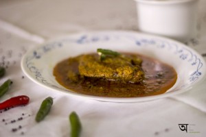 Hot and spicy Pomphret fish curry 2