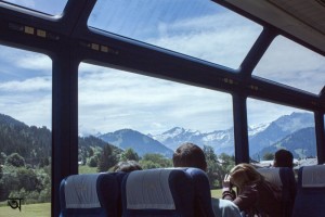 View from Golden pass Train to Montreux
