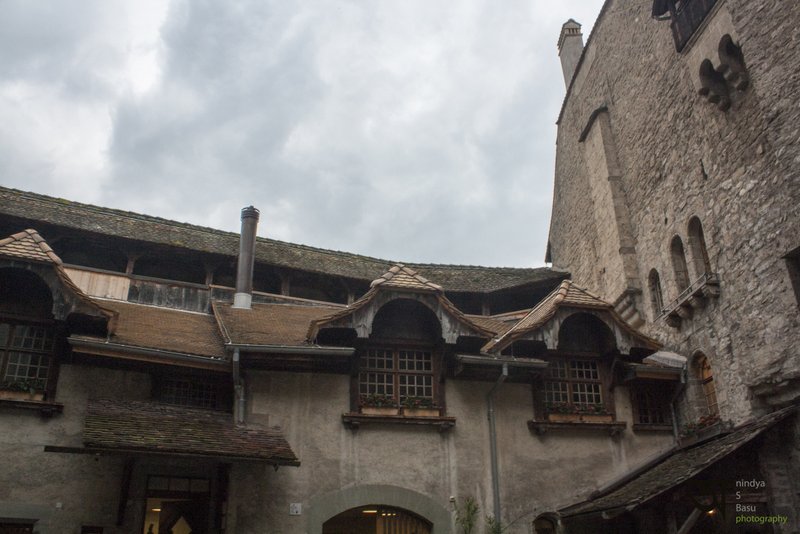 Inside Chateau de Chillon Montreux