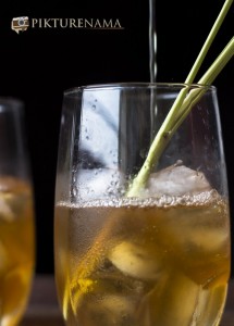 Iced tea with lemongrass and ginger by pikturenama when ready