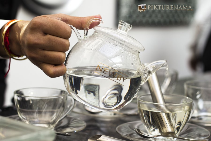 The Lalit Great Eastern Kolkata Tea Lounge hot water for tea