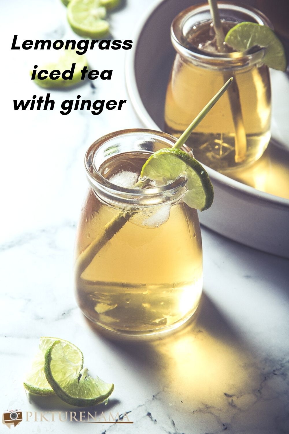 Lemongrass iced tea with ginger pinterest 