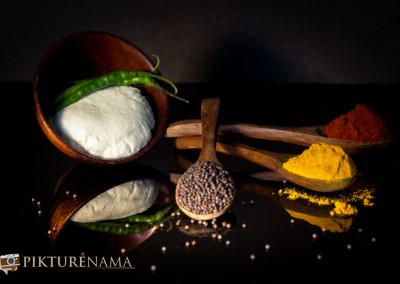 raw produces for Doi Ilish or Hilsa in Yogurt and mustard sauce by Pikturenama