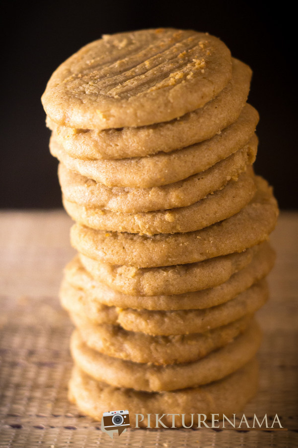 Stacked up Peanut butter cookies by Pikturenama