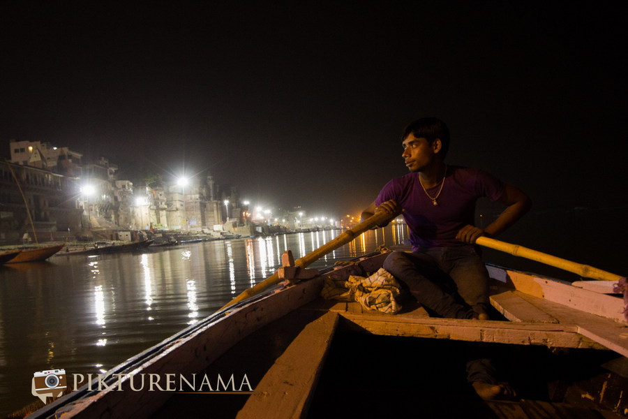 Varanasi ghats by nights by pikturenama - 10