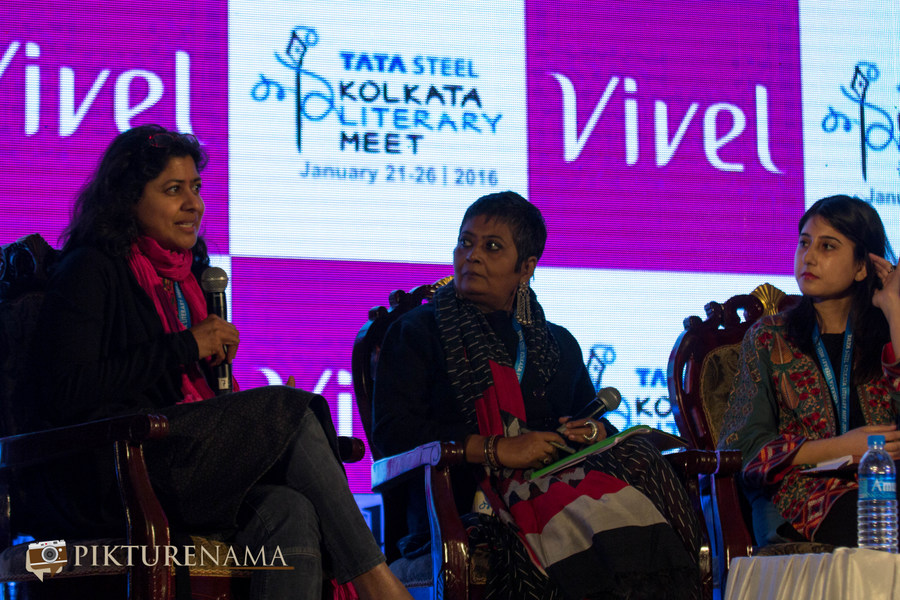 Vazira at Tata Steel Kolkata Literary Meet day 2 discussion