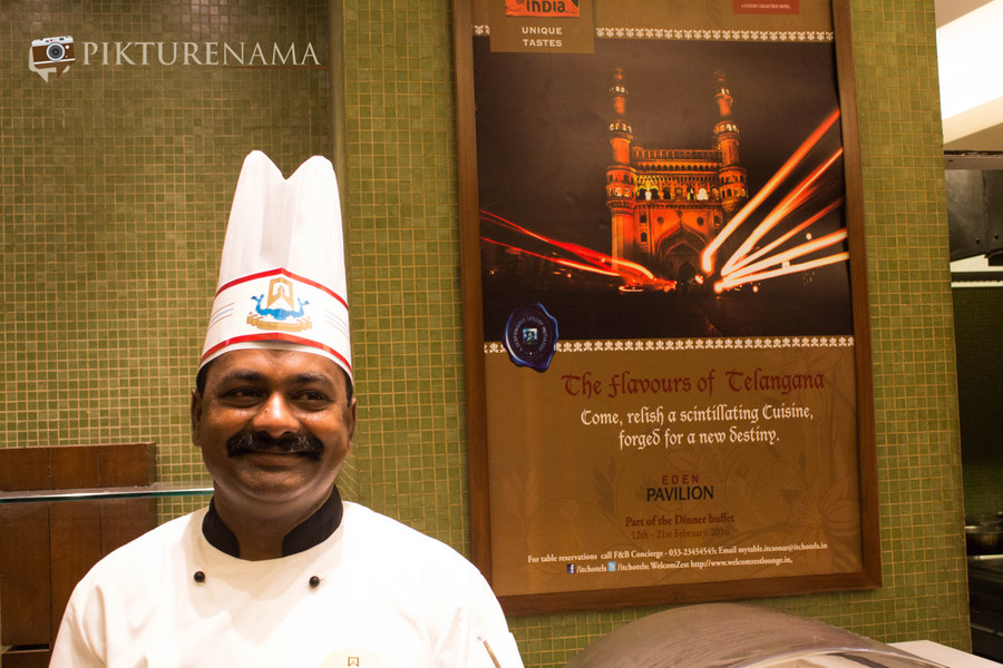 Chef Sakala Sankara at Telangana Food Festival at ITC Sonar Kolkata