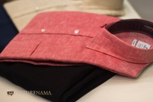 Linen by Turtle this summer combination of red and black