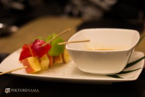 Toffee fondue Pan Asian ITC Sonar Kolkata