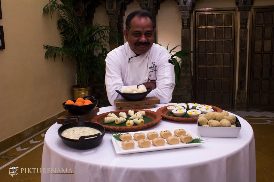 xecutive chef Oberoi Grand Kolkata Pujor Menu