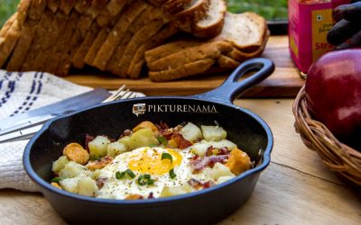 Skillet Baked Eggs and our love for truffles