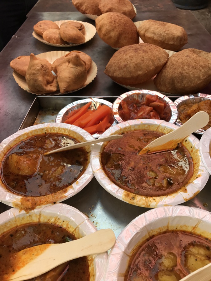 Pictures of Bedmi Poori at Shyam Sweets