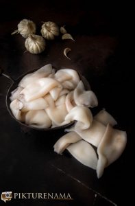 Butter garlic squids -1