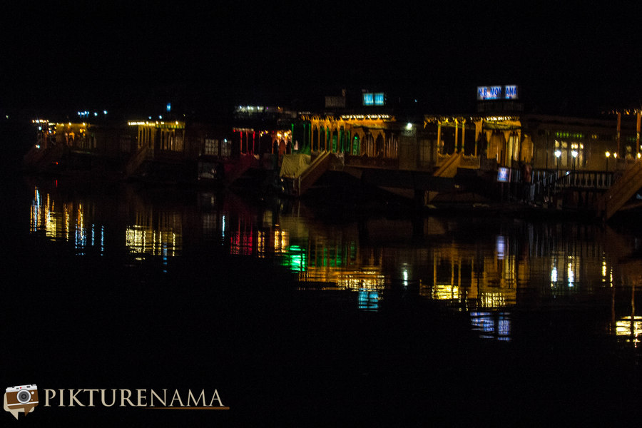 Kashmir Houseboat night - 7