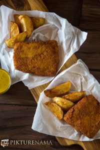 kolkata style fish fry with cheese - 2