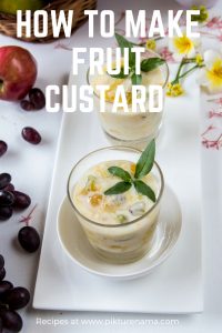 Fruit custard