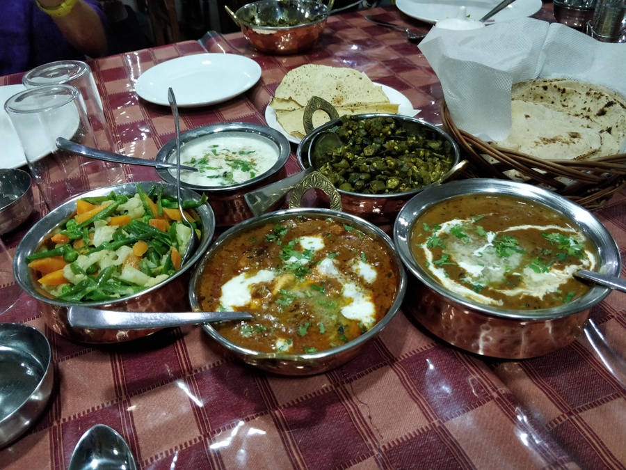 My Garhwali food sojourn Ganga resort table