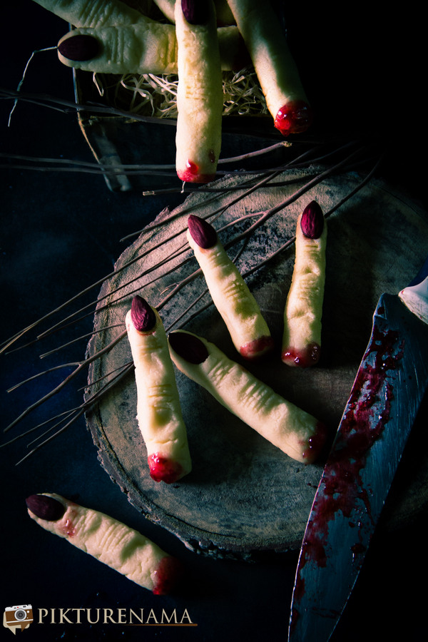Halloween Witch Finger cookies - 7