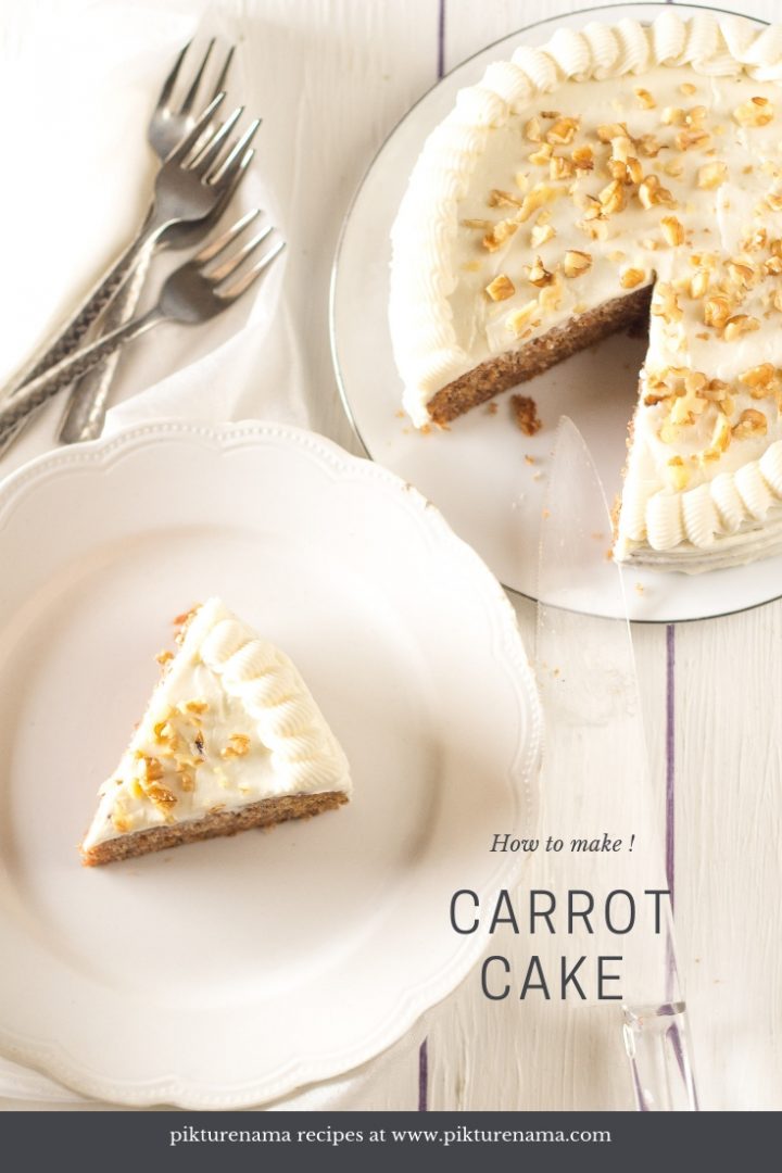 How ro make carrot cake - pinterest 