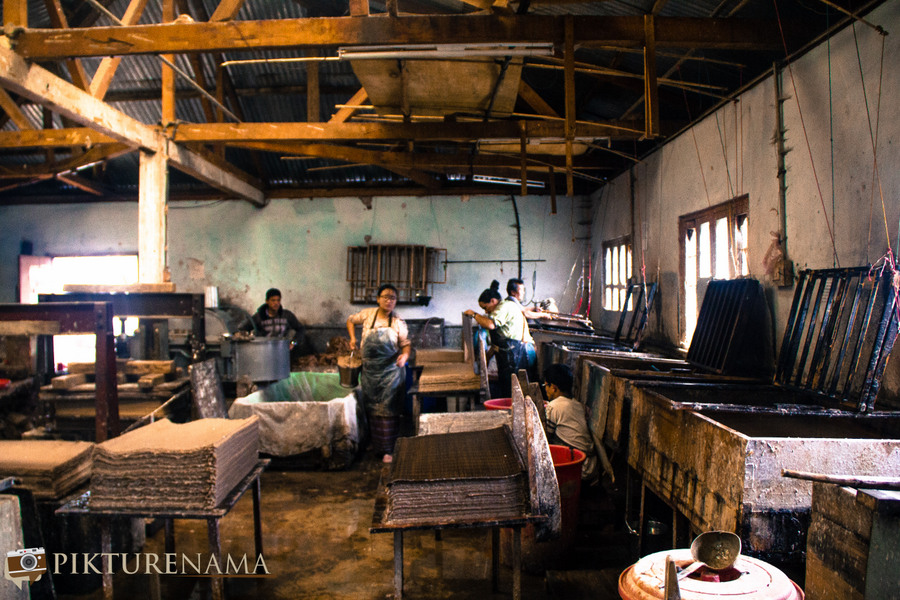 Jungshee Paper factory Thimpu Bhutan - 22