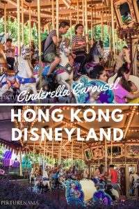 Cinderella Carousel in Hong Kong Disneyland