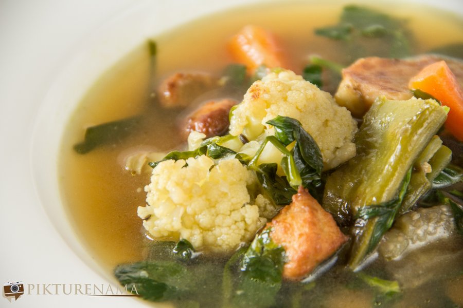 Shaker Jhol- A light vegetable stew with seasonal greens
