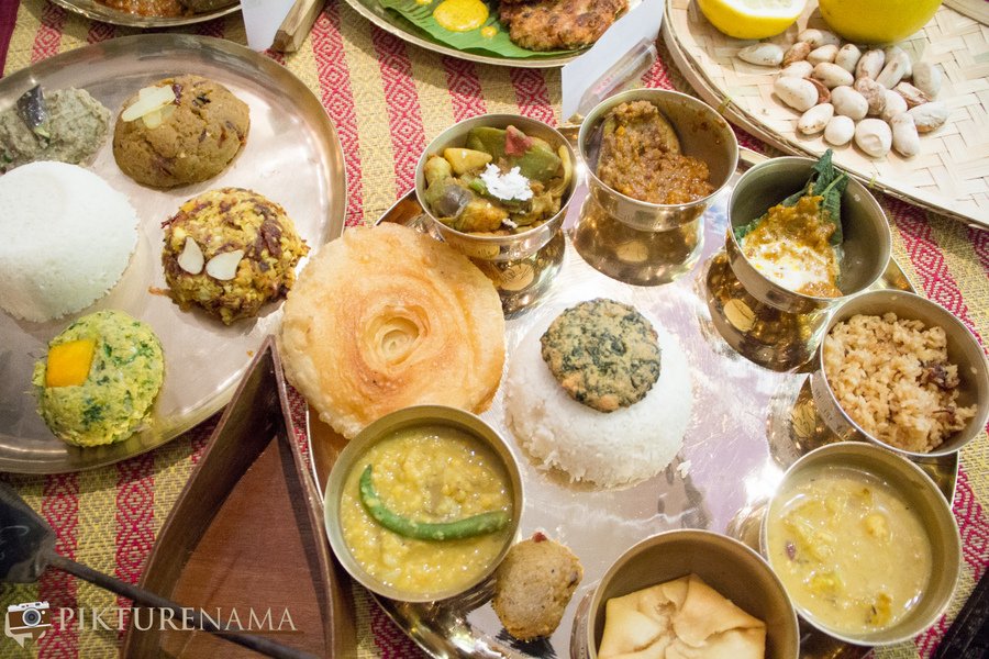 Bangladeshi cuisine by Nayana Afroz at Aaheli Kolkata the spread