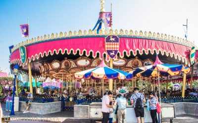 Cinderella Carousel at Hong Kong  Disneyland
