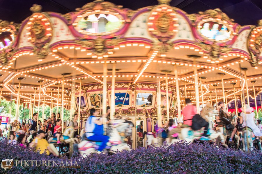 Cinderella Carousel at Hong Kong Disneyland - 14