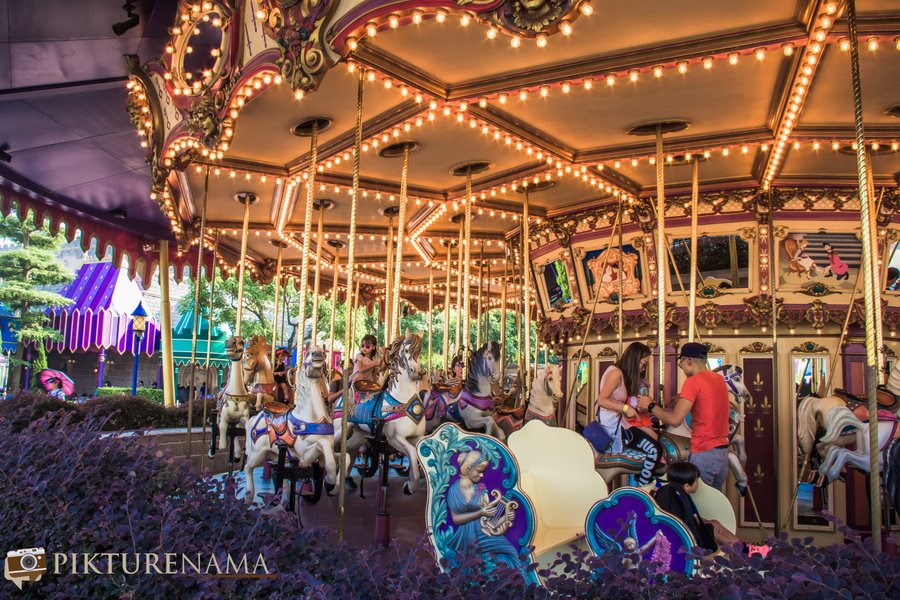 Cinderella Carousel at Hong Kong Disneyland - 3