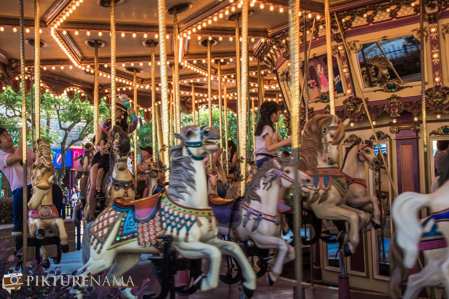 Cinderella Carousel at Hong Kong Disneyland - 7