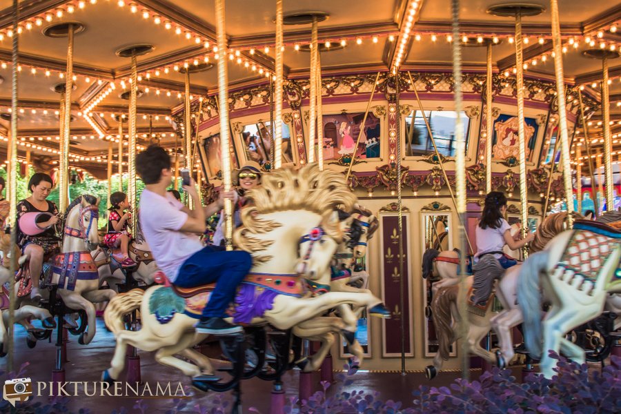 Cinderella Carousel at Hong Kong Disneyland - 8
