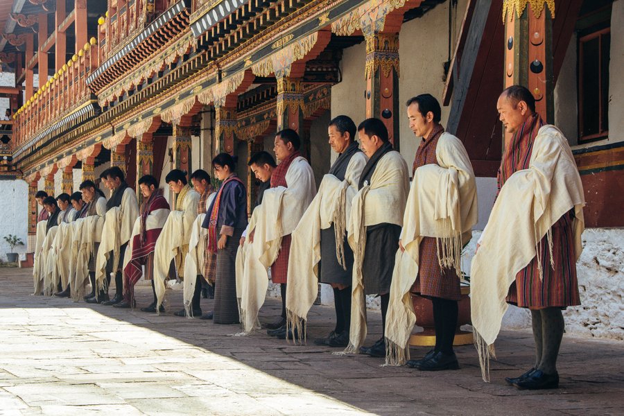 Inside Punakha Dzong Bhutan - 14