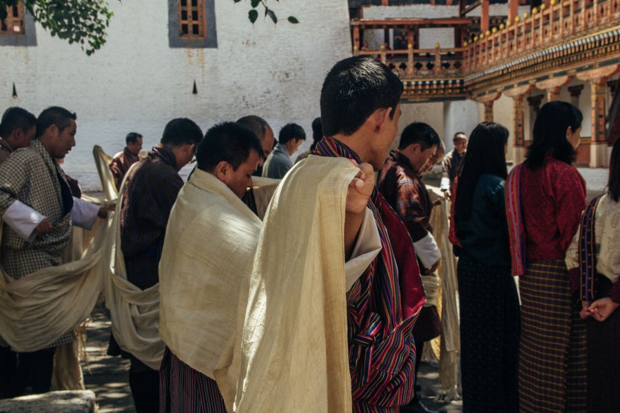 Inside Punakha Dzong Bhutan - 26