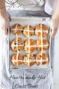 How to make Hot Cross buns pinterest