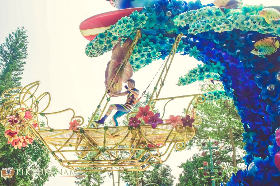 Flights of Fantasy in Disneyland Hong Kong transports you to a dreamland