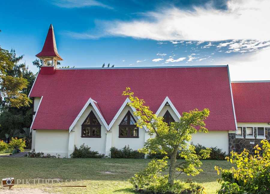Notre Dame Auxiliatrice chapel or Cap Malhereux church Mauritius and churches in Mauritius
