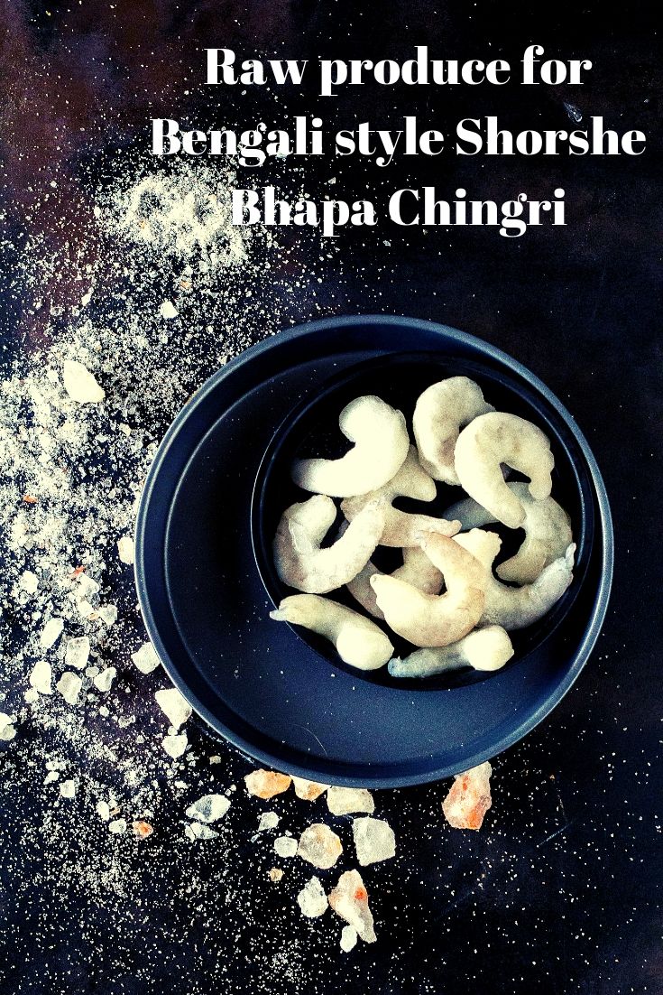 Shorshe Bhapa Chingri for Pinterest