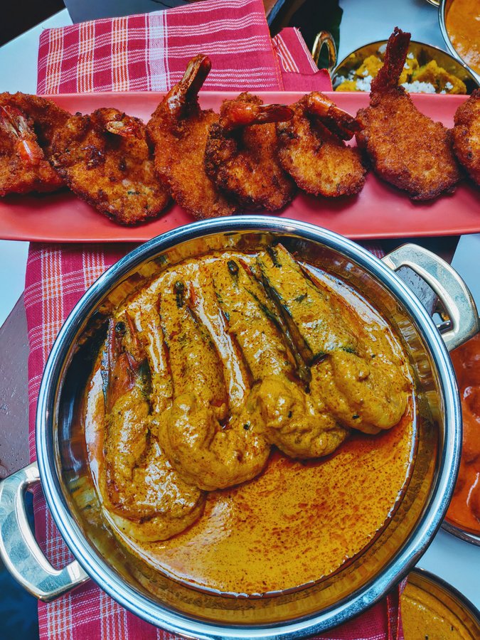 Grand Pujor Mahabhoj 2019 chingri Malai curry