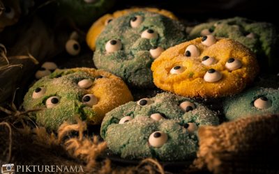 Halloween Monster Cookies I Cake Mix Cookies