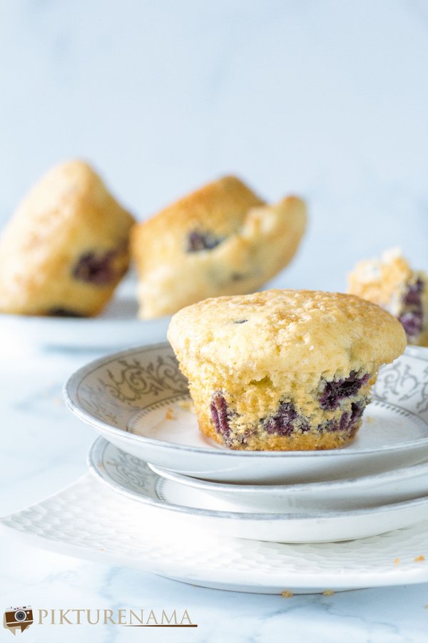 blueberry muffins - 4