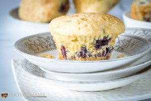 blueberry muffins - 5