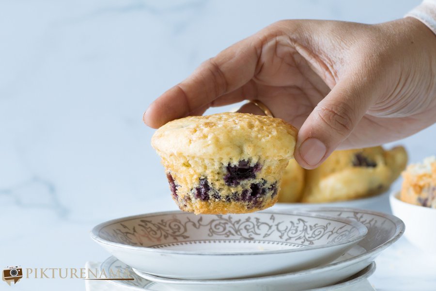 blueberry muffins - 7