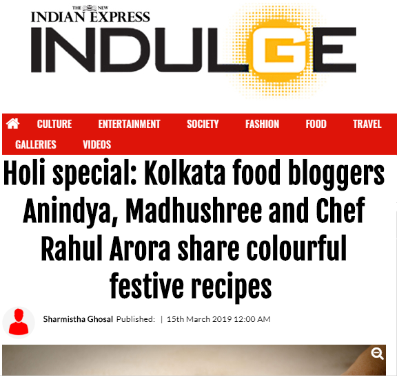Holi Special colourful recipes