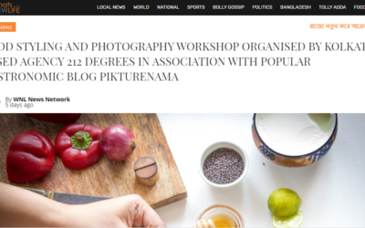 Food Styling and Photography workshop covered by Whatsnewlife