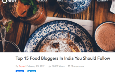 Top 15 foodbloggers in India you should follow